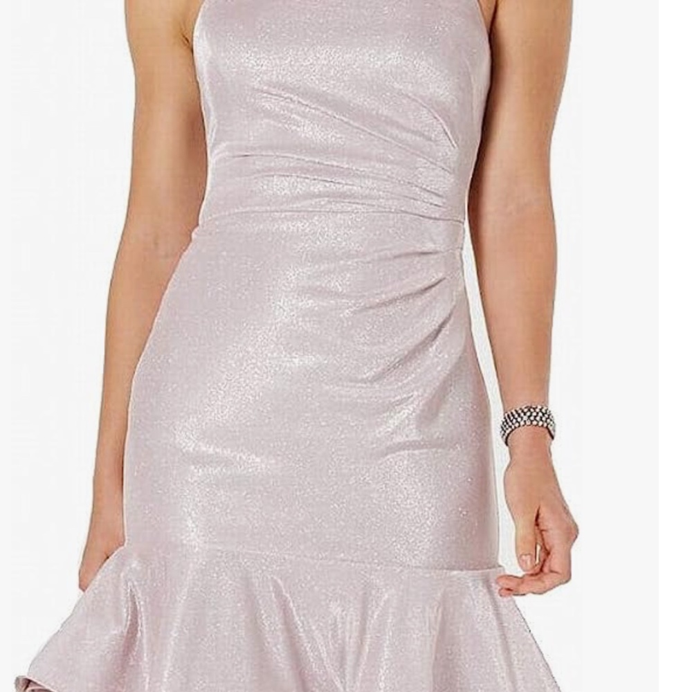 Nightway pink sleeveless cocktail dress - Size 10